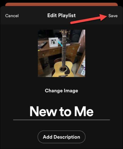 如何在 iPhone 或 iPad 设备上的 Spotify 中更改播放列表图片 如何在 iPhone 或 iPad 设备上的 Spotify 中更改播放列表图片