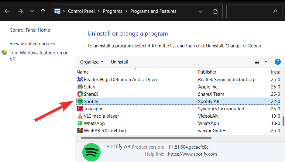 如何在 Windows 11 上卸载 Spotify 如何在 Windows 11 上卸载 Spotify