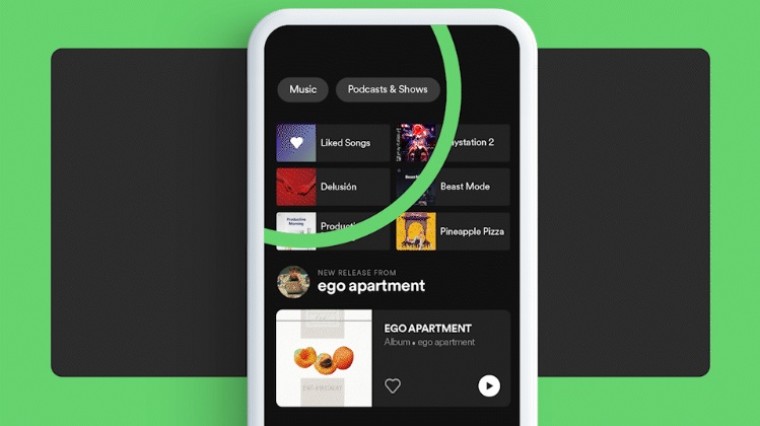 Spotify 将音乐和播客分开,但用户可以轻松切换回旧主页 Spotify 将音乐和播客分开,但用户可以轻松切换回旧主页