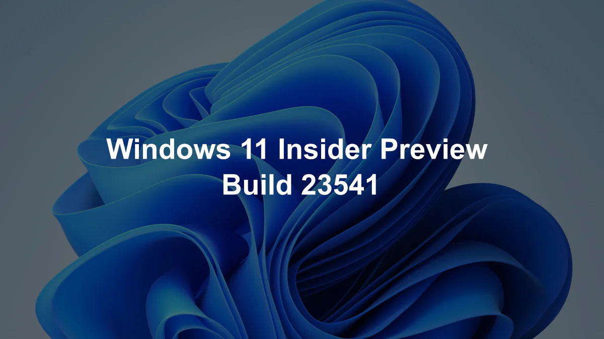 Windows-11-Insider-Preview-Build-23541
